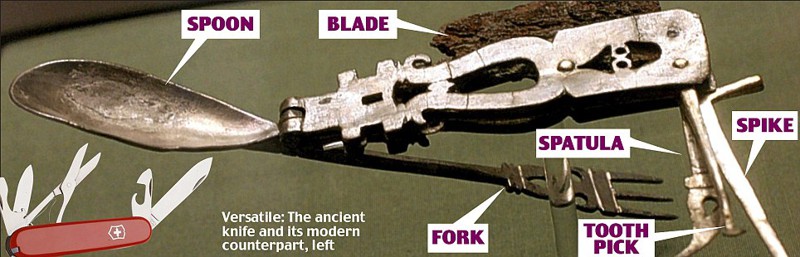 13. Самый старый складной нож (1800 лет) история, самые первые, факты