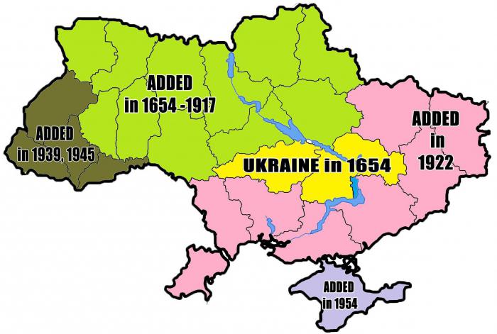 историческая карта украины