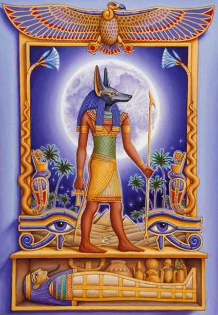 египетский бог анубис фото