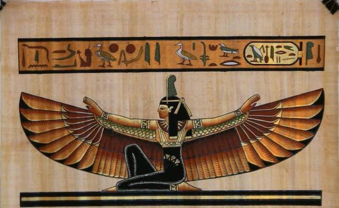 богиня правды в древнем египте