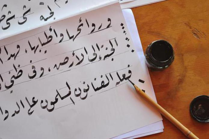 виды арабской письменности