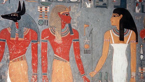 настенная живопись Египта 