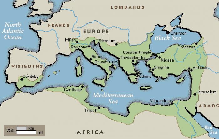 территория римской империи