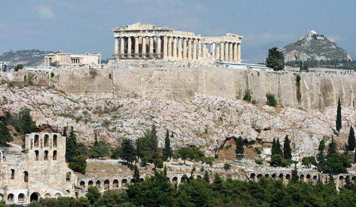 афинский акрополь краткое описание