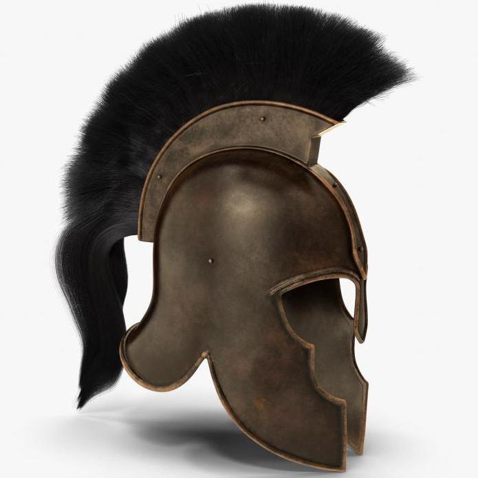 спартанские шлемы описание