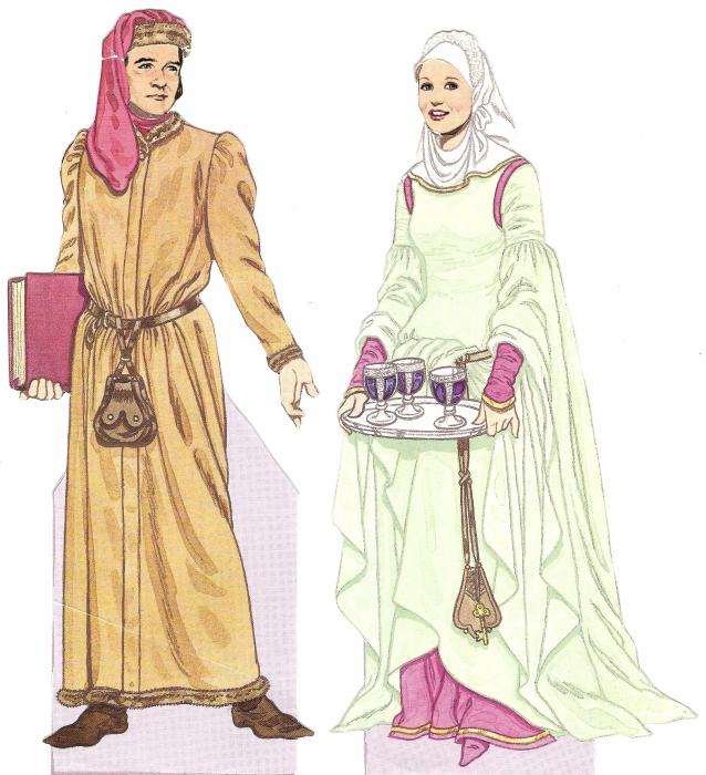 одежда в стиле средневековья