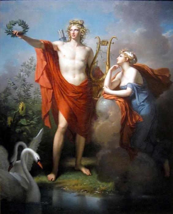 Миф древней Греции Аполлон и музы