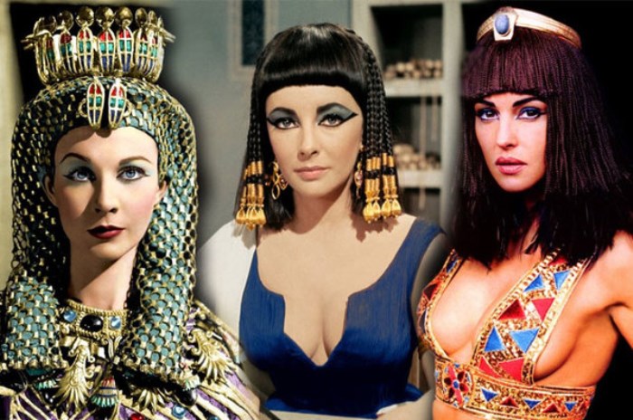 В кинематографе роль Клеопатры всегда доставалась самым эффектным и красивым актрисам своего времени