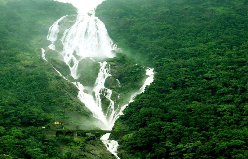 Экскурсия на водопад Дудхсагар, Индия