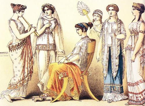 древние греки одежда 