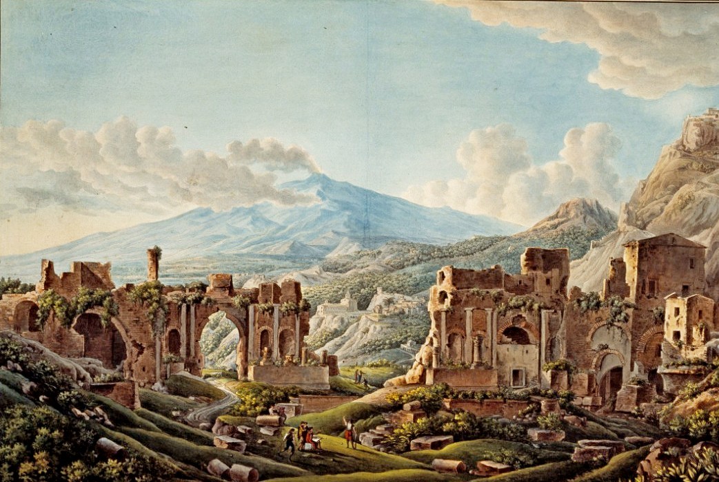 Как выглядели руины Пальмиры в 1784 году: картины путешественника Луи-Франсуа Касаса