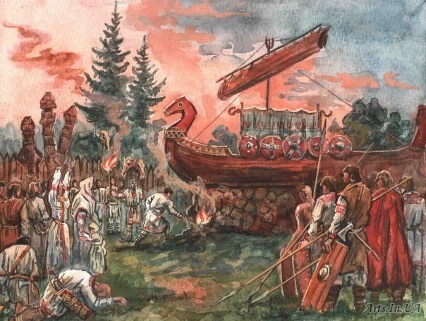 Похоронные обряды древних славян