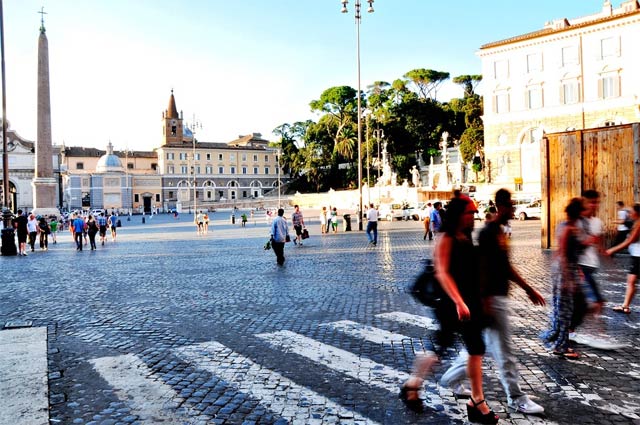 Главные площади Рима - площадь Пополо