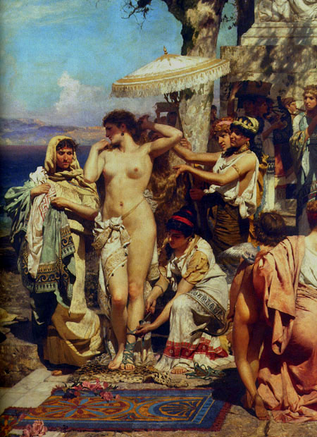 Генрих Семирадский «Фрина на празднике Посейдона» (фрагмент)