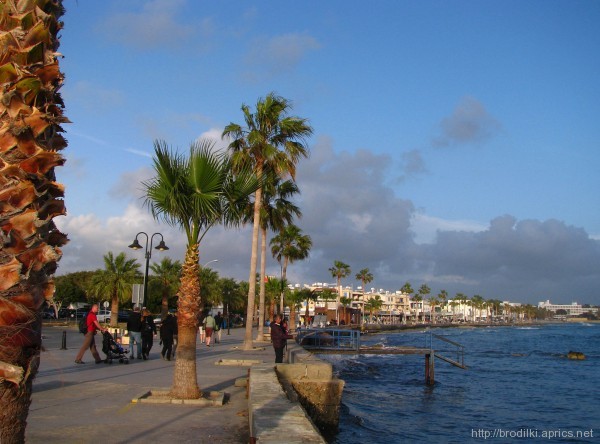 Набережная города Пафоса, Кипр