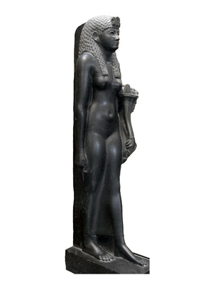 Египетская статуя Клеопатры VII из базальта