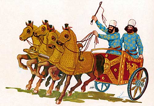 персидские колесницы