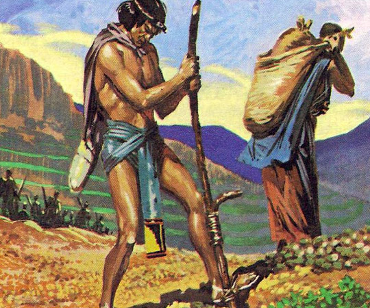 На высоте 3000 метров, где располагались поселения инков, обрабатывать поля было очень тяжелым трудом.