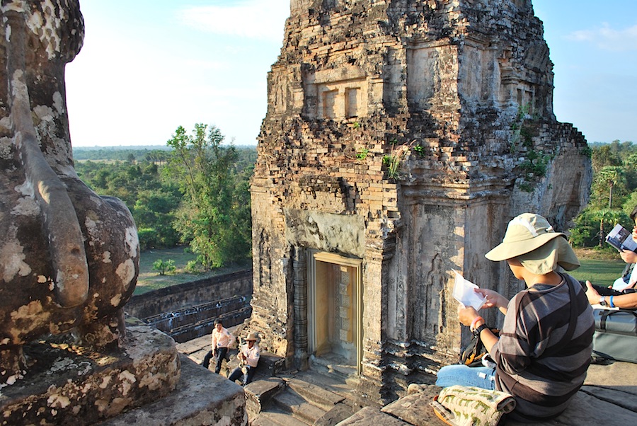  вершина храма в Ангкоре