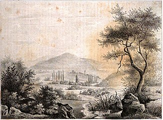 Ruinen von Troja Karlsruher Unterhaltungsblatt 1835.jpg