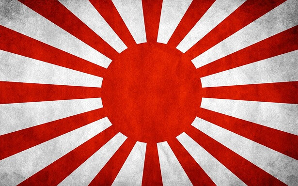 как выглядит флаг японии