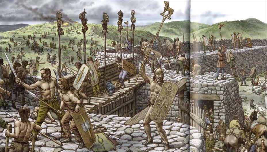 ​Осада кельтского городища Железного века - Кельты в Британии | Warspot.ru