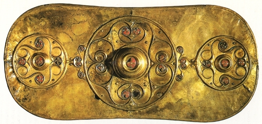​Вотивный бронзовый щит, изготовленный между 350 и 50 годами до н. э. и найденный в Темзе у моста Баттерси, Лондон. Британский музей - Кельты в Британии | Warspot.ru