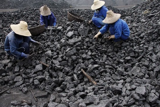 в Китае огромное количество запасов угля