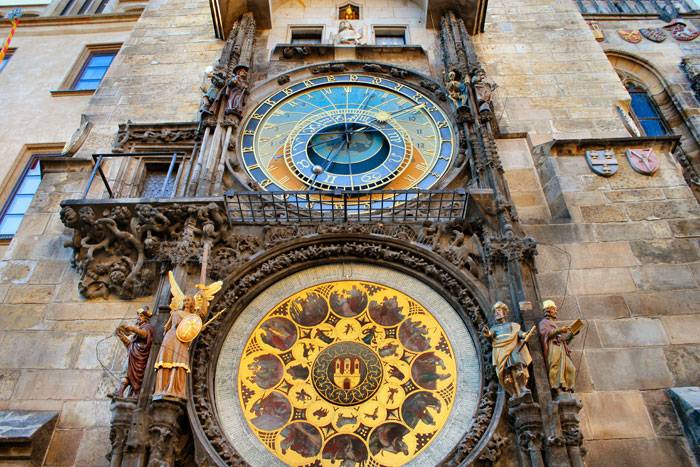 Знаменитые астрономические часы в Праге