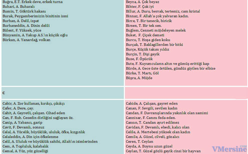Турецкие имена для детей 5