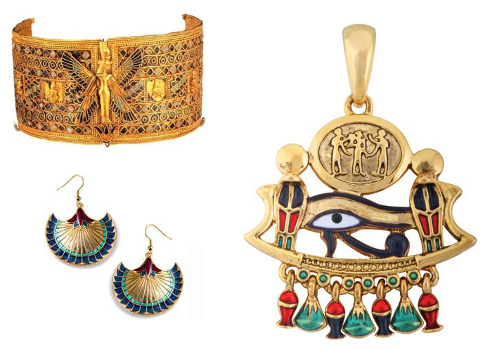 золотые египетские украшения