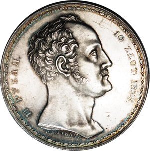 Аверс "Полтора рубля - 10 злотых" с портретом царской семьи