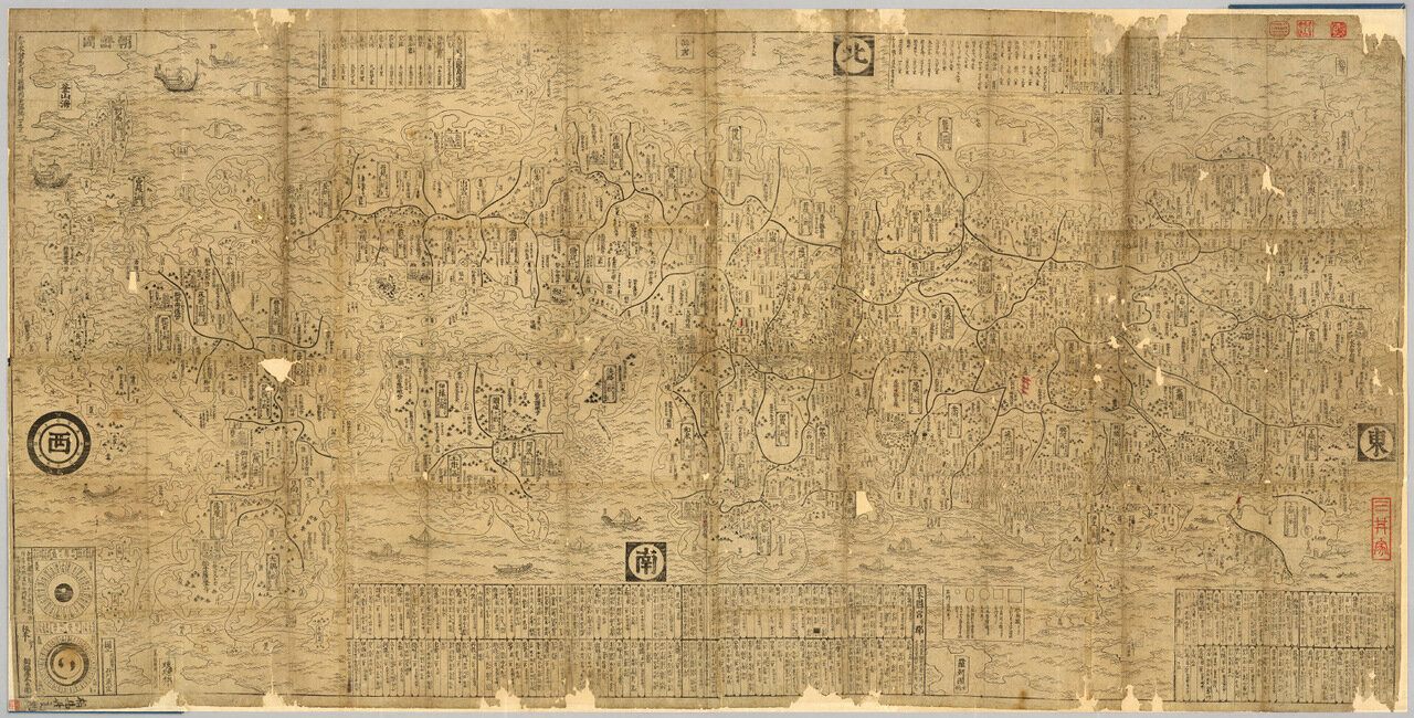 японская карта 1690