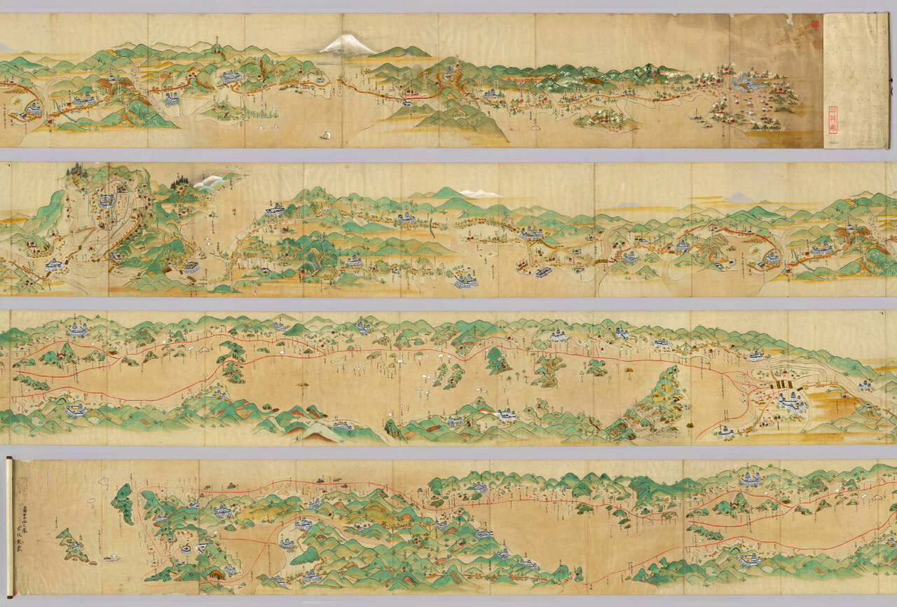 Японская карта 1687