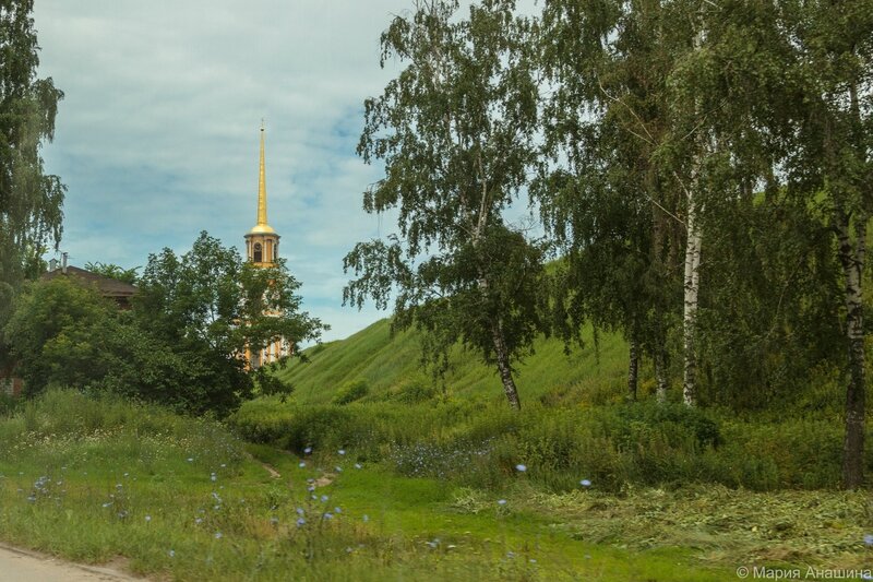 Кремлевский вал и Соборная колокольня, Рязань