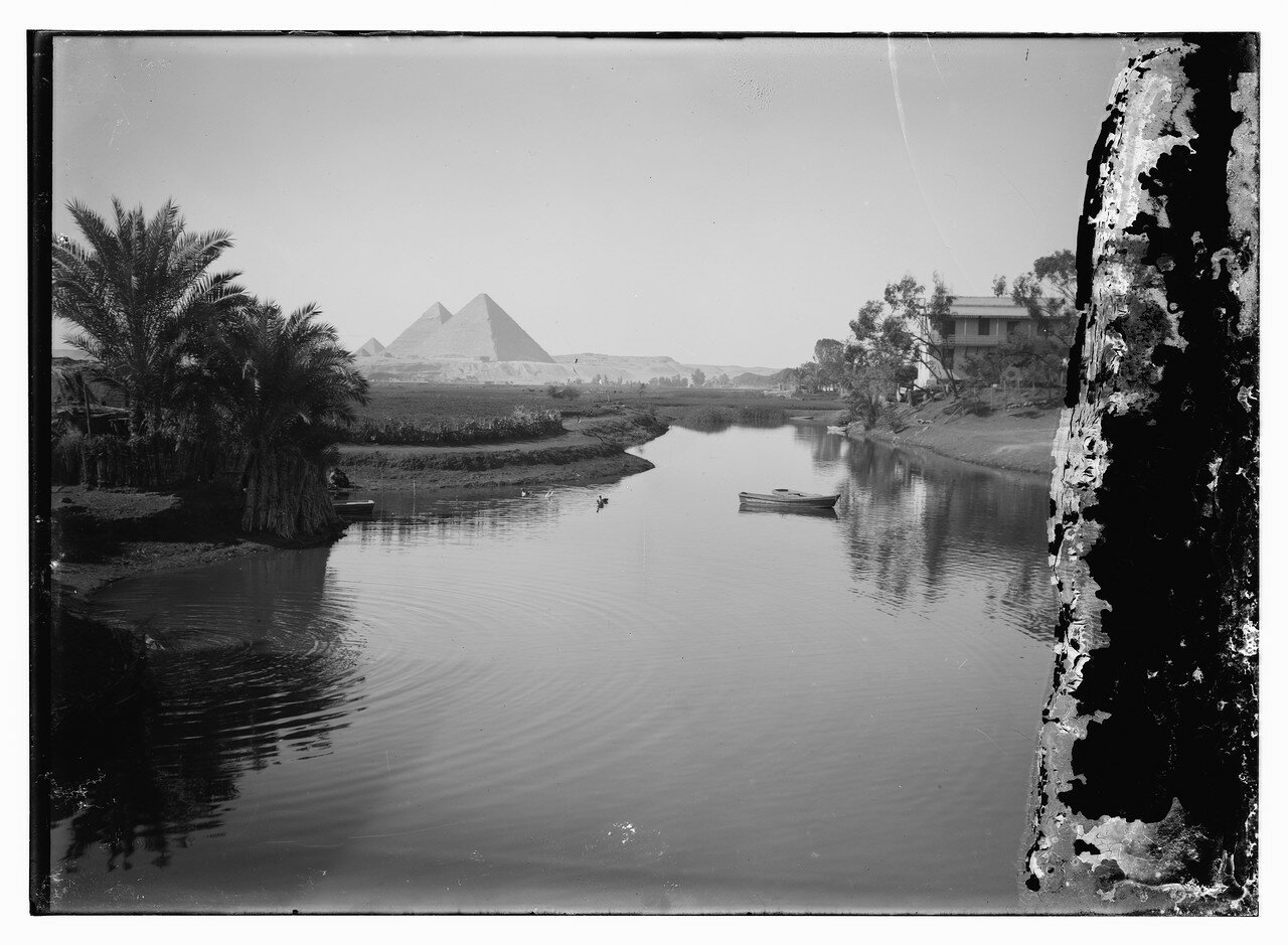 Вид на Пирамиды с Нила