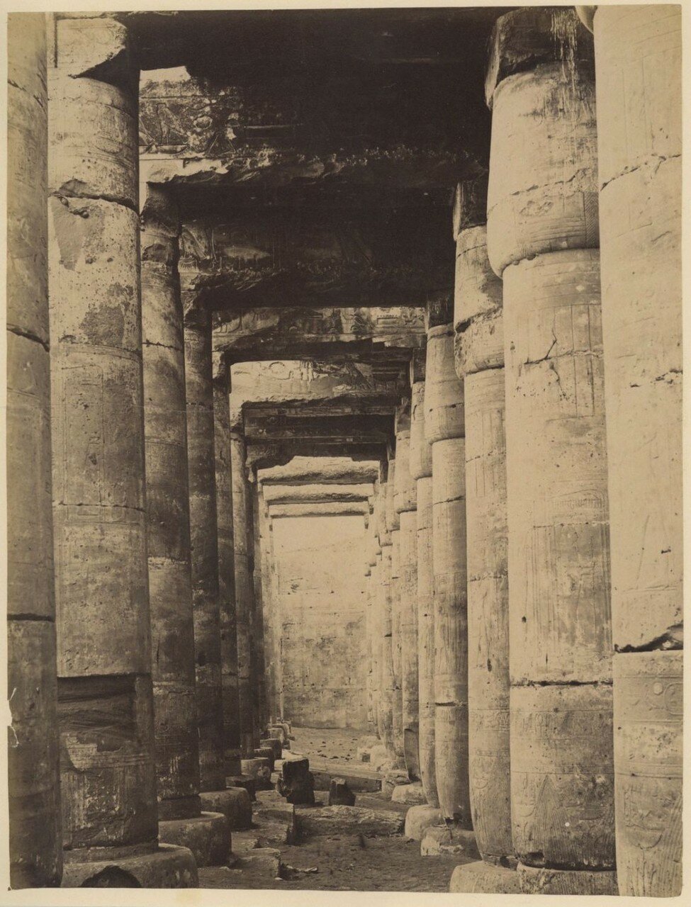 Абидос. Храм Сети I, колонны