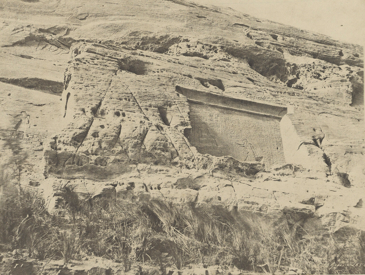 Абу-Симбел. Правая стела храма Хатхор