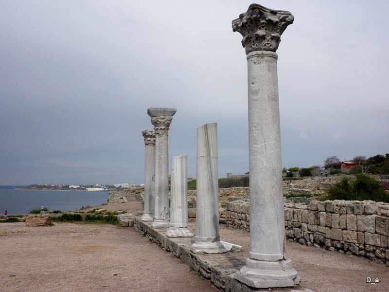 Херсонес, коллонада античного храма