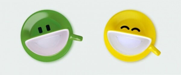 Украинская студия Psyho разработала дизайн кофейного антидепрессант-сервиза под кодовым названием smilecup