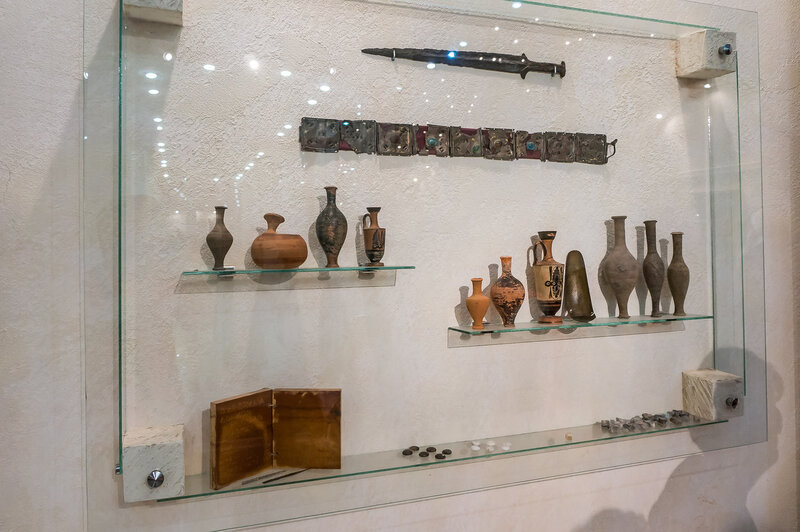 Экспозиция археологического музея Горгиппии