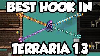 Best Terraria 1.3 Hook - The Lunar Hook - The Best Grappling Hook In Terraria Update 1.3!