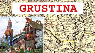 Город Грустина Grustina на картах Тартарии