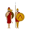 Спартанские воины | Векторный клипарт