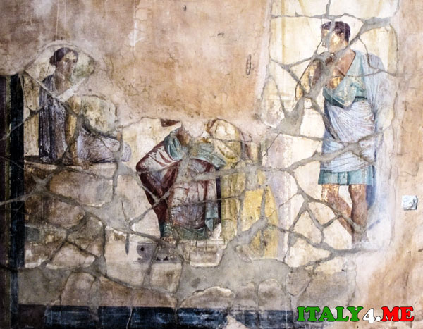 фреска Помпеи Купидон