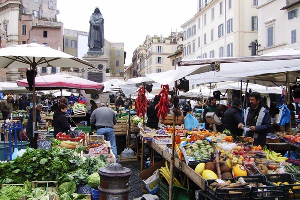 Рынки Рима - Кампо деи Фьоре