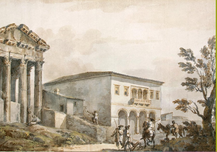 Clerisseau Charles-Louis - Temple of Augustus in Pola - OR-11671