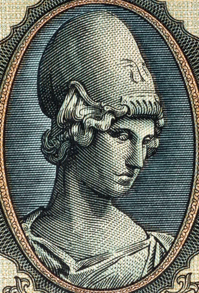 Богиня Афина — стоковое фото