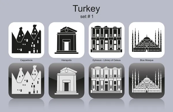 Иконы из Турции — стоковый вектор