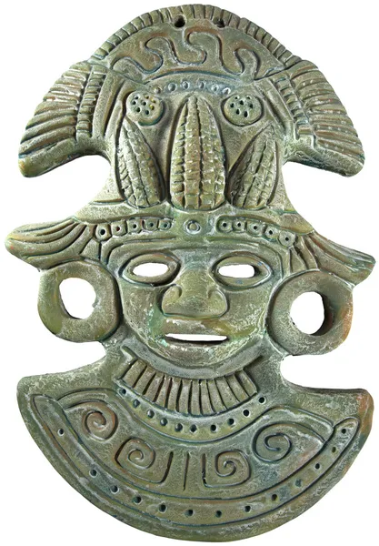 Ацтек Майя кукурузы Бог маски - Мексика — стоковое фото